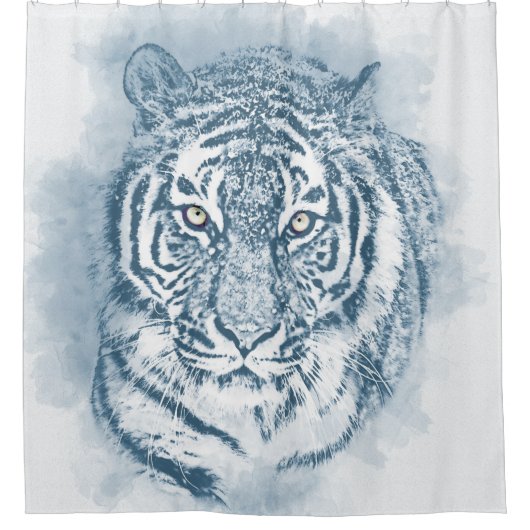 Tiger Duschvorhang (Vorderseite)