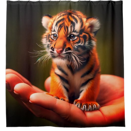 Tiger Duschvorhang (Vorderseite)