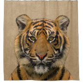 Tiger Duschvorhang (Vorderseite)