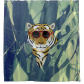 Tiger-Duschvorhang Duschvorhang (Vorderseite)