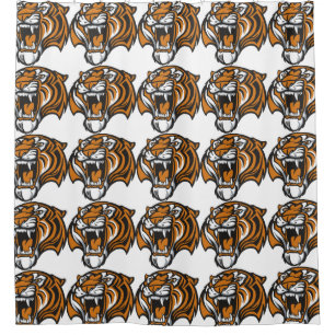 Tiger-Duschvorhang Duschvorhang