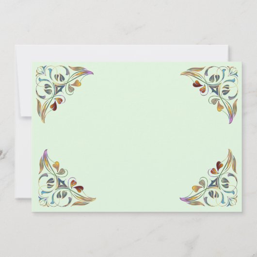 Tiger-Einladung Einladung (Rückseite)