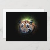 Tiger-Einladung Einladung (Vorne/Hinten)