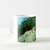 Tiger entspannend kaffeetasse (Vorderseite Links)