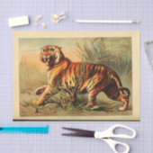 Tiger Ephemera Decoupage Seidenpapier (Handwerk)