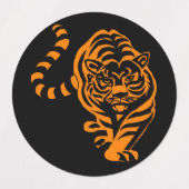 Tiger Etiketten (Design 1)