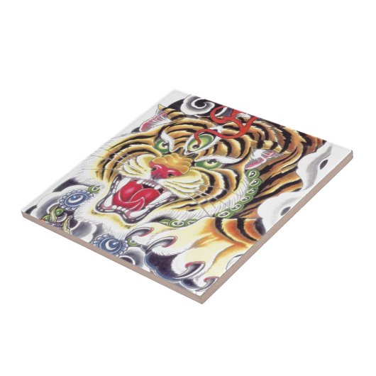 Tiger Eye Fliese (Seite)