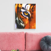 TIGER EYE LEINWANDDRUCK (Insitu (Wohnzimmer))