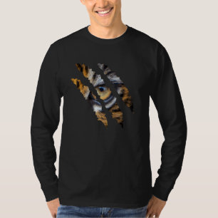 Tiger Eye Safari-Zoo Wildtier Tierpfleger Groß T-Shirt