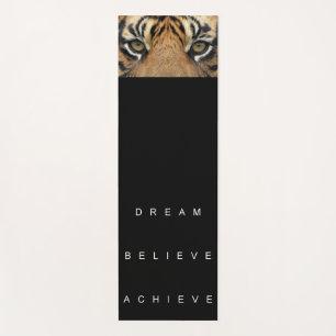 Tiger Eyes Black Template Motivierend Angebot Yogamatte