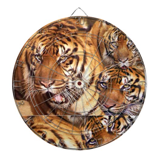 Tiger Eyes_ Dartscheibe (vorne)