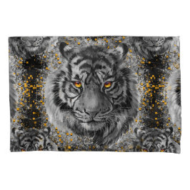 Tiger Eyes - farbenfroher Tiger-Pillowcase Kissenbezug