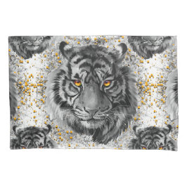 Tiger Eyes - farbenfroher Tiger-Pillowcase Kissenbezug