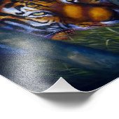 Tiger Eyes Fotodruck (Ecke)