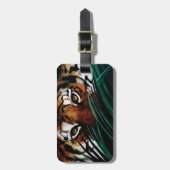 Tiger Eyes Gepäckanhänger (Vorderseite vertikal)