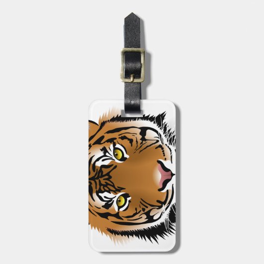 Tiger Eyes Gepäckanhänger (Vorderseite vertikal)