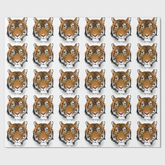 Tiger Eyes Geschenkpapier (Flach)