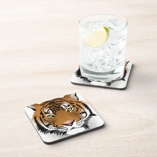 Tiger Eyes Getränkeuntersetzer (Rechte Seite)