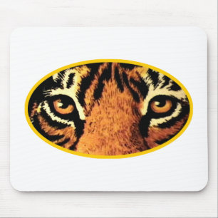 Tiger Eyes Gold Das MUSEUM Zazzle Geschenke Mousepad
