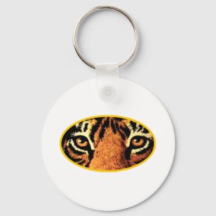 Tiger Eyes Gold Das MUSEUM Zazzle Geschenke Schlüsselanhänger