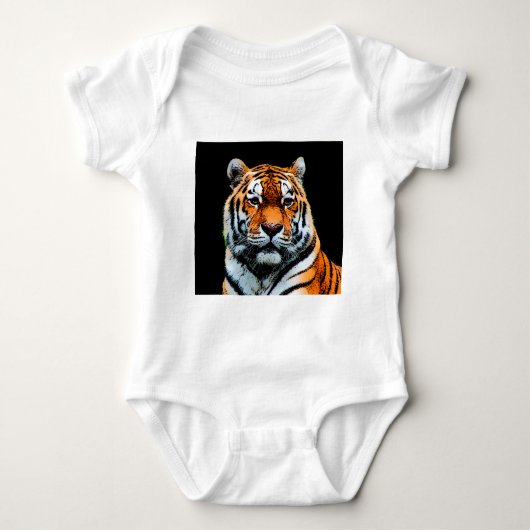 Tiger Eyes Inspiration Baby Strampler (Vorderseite)