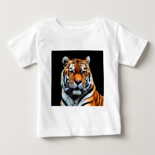 Tiger Eyes Inspiration Baby T-shirt (Vorderseite)