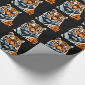 Tiger Eyes Inspiration Geschenkpapier (Ecke)