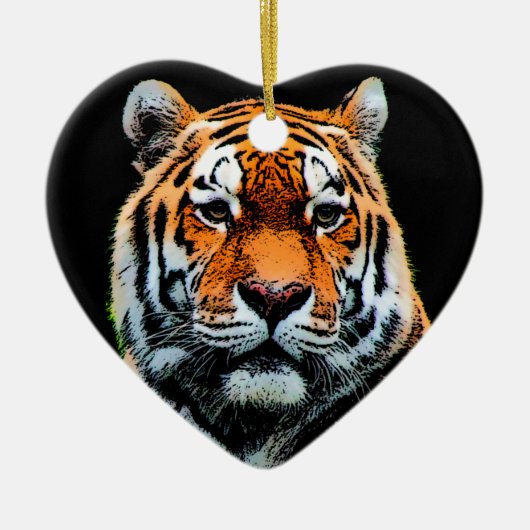 Tiger Eyes Inspiration Keramikornament (Vorne)