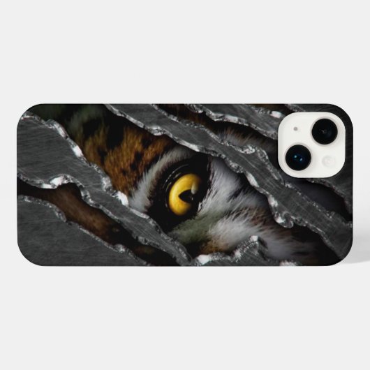 Tiger Eyes iPhone 14 plus Case-iPhone Hülle (Rückseite (Horizontal))