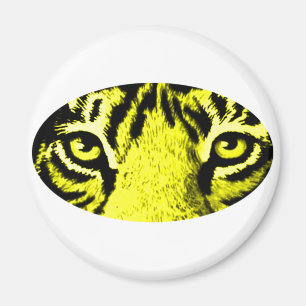 Tiger Eyes jGibney The MUSEUM Zazzle Geschenke Magnet