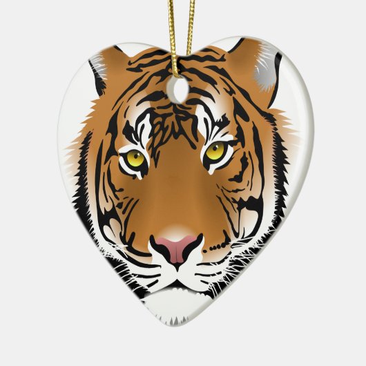 Tiger Eyes Keramikornament (Links)