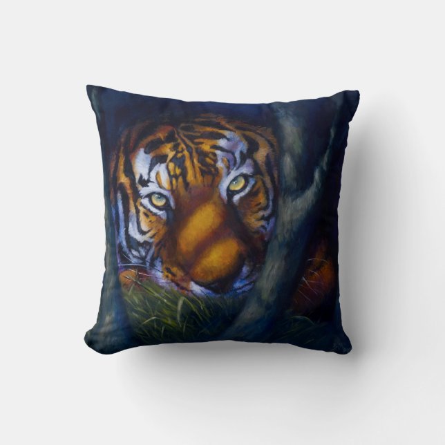 Tiger Eyes Kissen (Vorderseite)