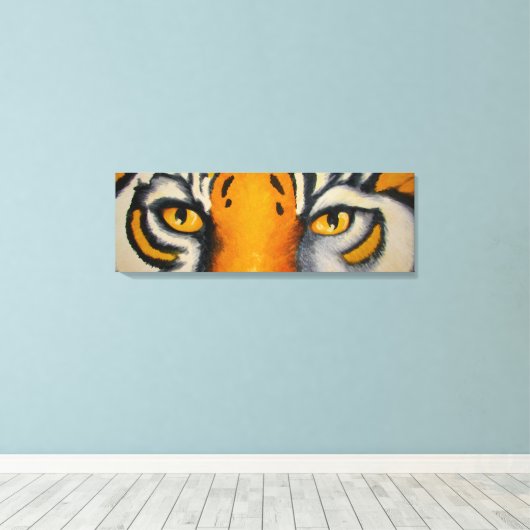 Tiger Eyes Leinwanddruck (Insitu (Holzboden))