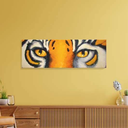 Tiger Eyes Leinwanddruck (Insitu (Wohnzimmer))