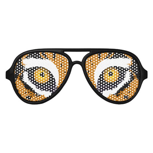 Tiger Eyes Partybrille (Vorderseite)