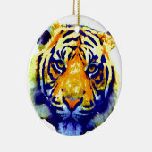Tiger Eyes Pop Art Keramikornament (Rechts)