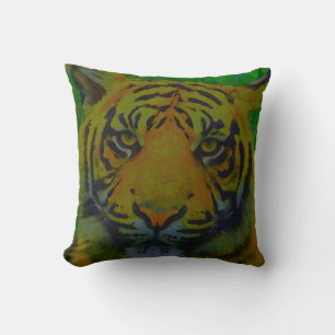 Tiger Eyes Pop Art Kissen