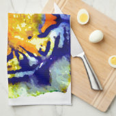 Tiger Eyes Pop Art Küchentuch (Viertel Falte)