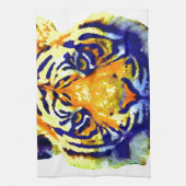 Tiger Eyes Pop Art Küchentuch (Vertikal)