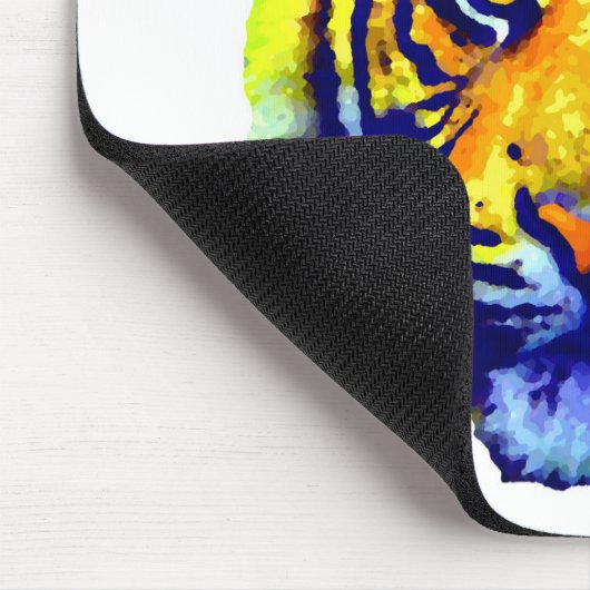 Tiger Eyes Pop Art Mousepad (Ecke)