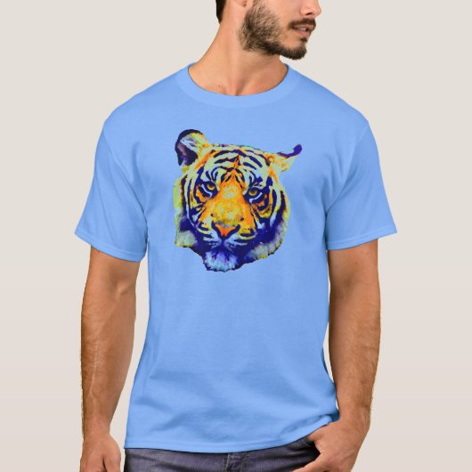 Tiger Eyes Pop Art T-Shirt (Vorderseite)