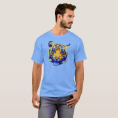 Tiger Eyes Pop Art T-Shirt (Vorne ganz)