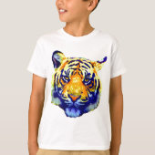 Tiger Eyes Pop Art T-Shirt (Vorderseite)