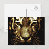Tiger Eyes Postcard Postkarte (Vorne/Hinten)