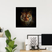 Tiger Eyes Poster - Wild Life Art Prints (Heimbüro)