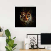 Tiger Eyes Poster - Wild Life Art Prints (Heimbüro)
