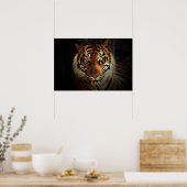 Tiger Eyes Poster - Wilde Life Poster (Küche)