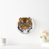 Tiger Eyes Runde Wanduhr (Zuhause)