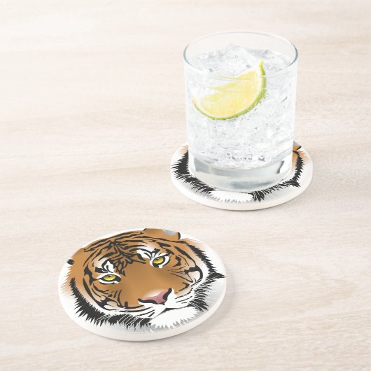 Tiger Eyes Sandstein Untersetzer (Seite)