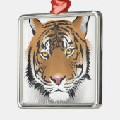 Tiger Eyes Silbernes Ornament (Links)
